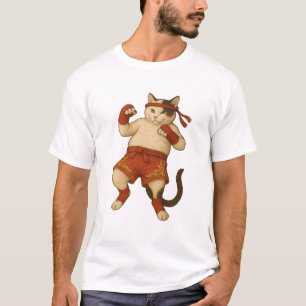 T-shirt Muay Thai Chat Fighter - Funny Martial Art