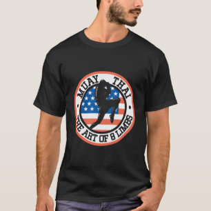 T-shirt Muay Thai L'Art De 8 Membres Thai Boxe Combat Sp