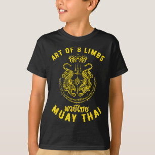 T-shirt Muay Thai Mma Tigre Art des 8 Membres Kickboxing