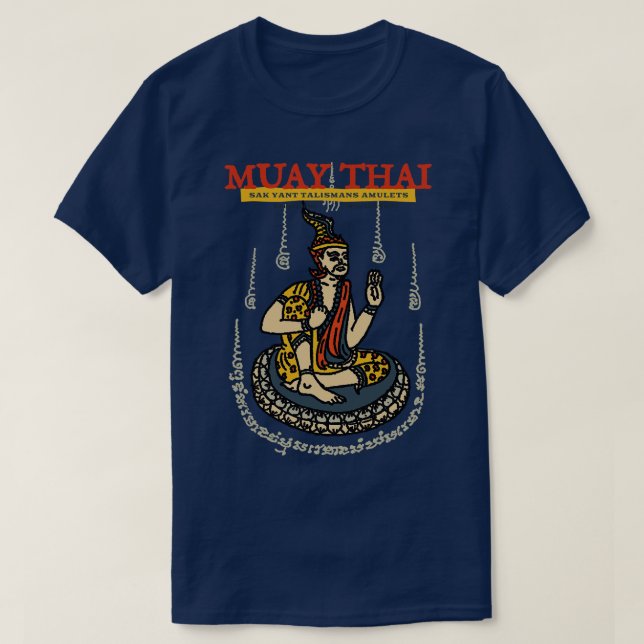 T-shirt Muay Thai Sak Yant Hermit Tattoo 1 (Design devant)