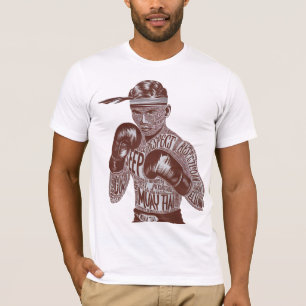 T-shirt Muay Thai Vintage Typographie