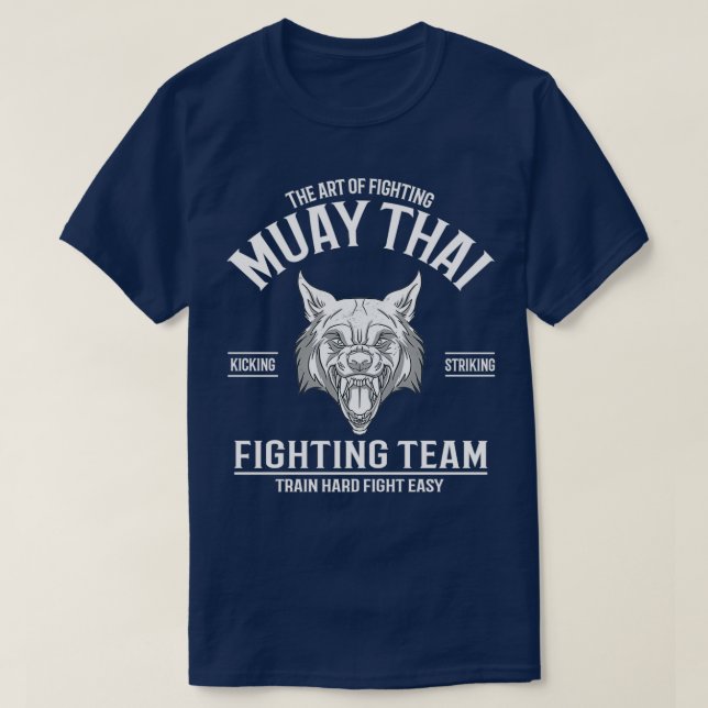 T-shirt Muay Thai Wolf Thai Boxing (Design devant)