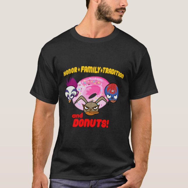 T-shirt Mucha Lucha ! Lucha Libre Mask Wrestling Tee (Devant)