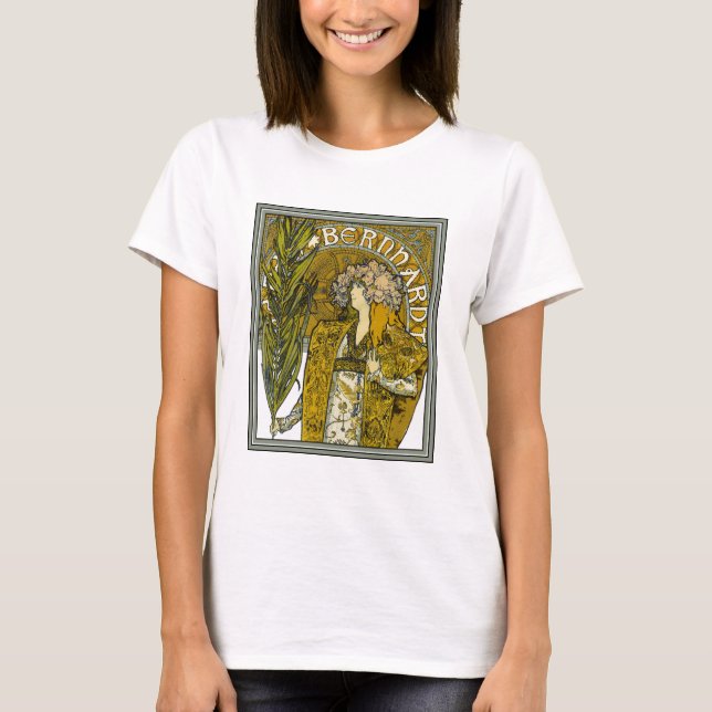 T-shirt Mucha - Sarah Bernhardt - Gismonda (Devant)