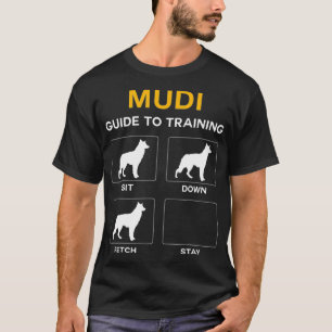 T-shirt Mudi Guide D'Entraînement Chien Obedience Chien