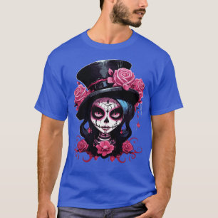 T-shirt Muertos Catrina pour hommes femmes Calavera