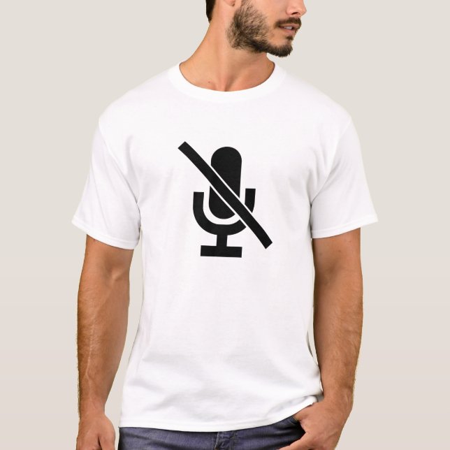 T-shirt muet de pictogramme (Devant)
