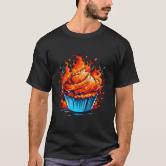 T-shirt Muffin Stuff For Baking Flames