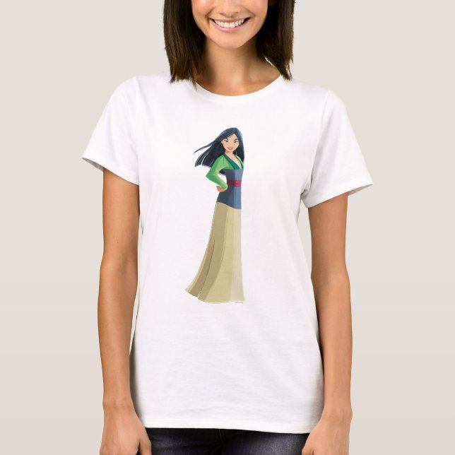 T-shirt Mulan Courage à chaque étape (Devant)