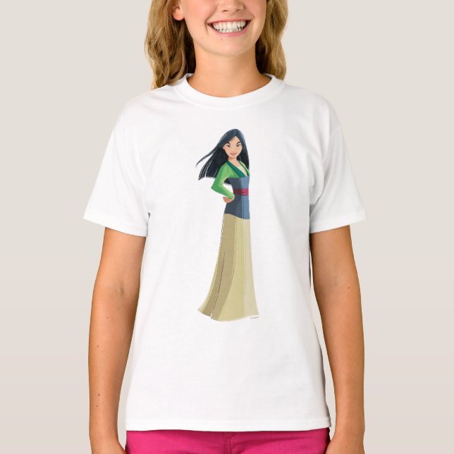 T-shirt Mulan Courage à chaque étape (Devant)
