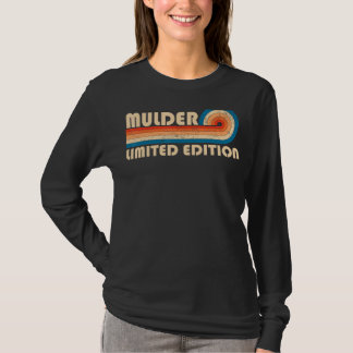 T-shirt MULDER Nom de famille Retro Vintage 80s 90s Annive