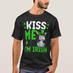 T-shirt Mule Lover Kiss Me Je suis Irish Mule St. Patrick'