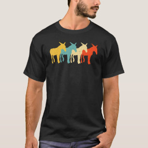T-shirt Mule Vintage rétro Cheval d'âne hybride 60s les an