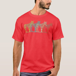 T-shirt Mule Vintage rétro Cheval d'âne Hybride Lover 60s 