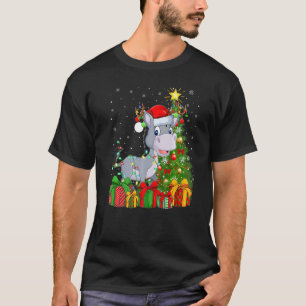 T-shirt Mule Xmas Holiday Père Noël Mule Christmas Tree
