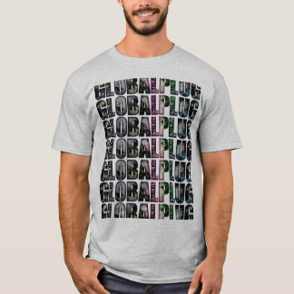 T-shirt multi gris de globalplug de couleur