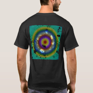 T-shirt Multicolor entouré d'art Abstrait