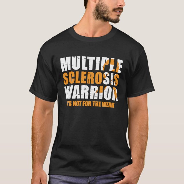 T-shirt Multiple Sclerosis Awareness I'm Not Wasted I Have (Devant)