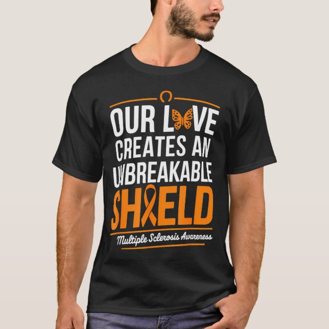 T-shirt Multiple Sclerosis Awareness Month Unbreakable Shi (Devant)