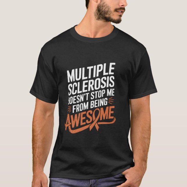 T-shirt Multiple Sclerosis Awareness MS Warrior Family Sup (Devant)