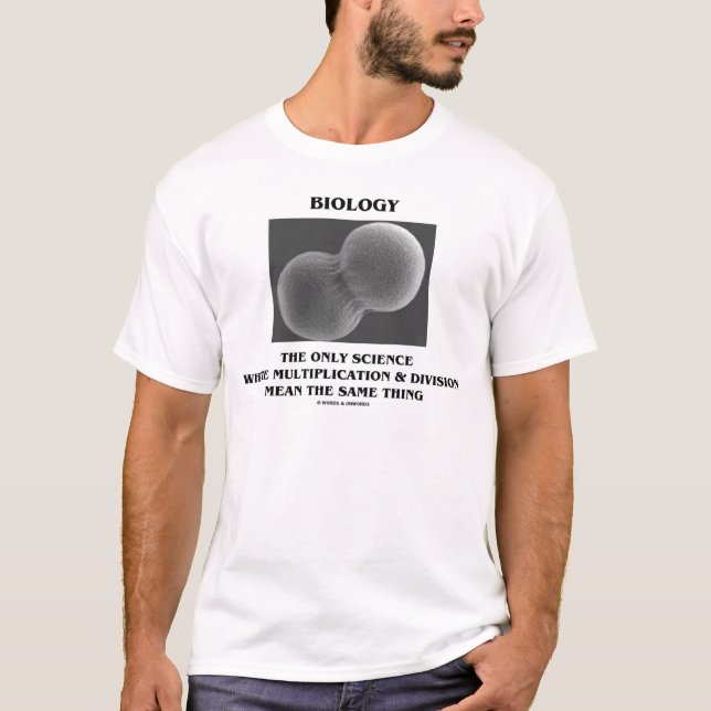 T-shirt Multiplication de Division des affaires (Devant)