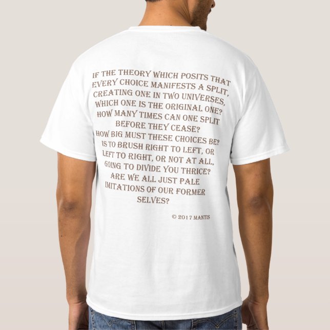 T-shirt Multiverse (Dos)