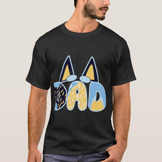 T-shirt Mum Dad Cartoon Painting Retro family (Devant)
