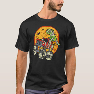 T-shirt Mummy Rex Monster Truck Dino Toddler Boys Hallowee