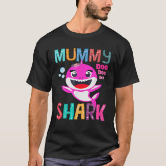 T-shirt Mummy Shark Doo Doo - Fête des mères Mommy Shark