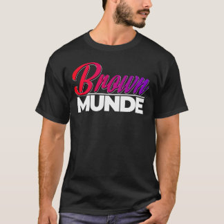 T-shirt Munde Brown