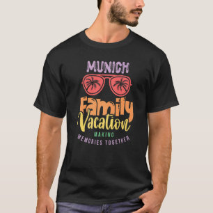 T-shirt Munich Allemagne Vacances Famille Matching