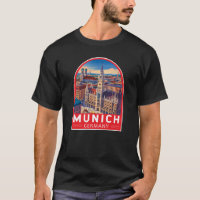 Munich Allemagne Voyage Art Emblème