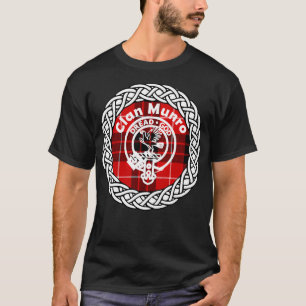 T-shirt Munro Scottish Clan nom de famille tartan crest
