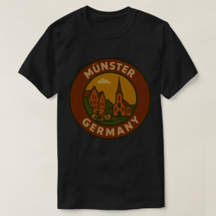 T-shirt Münster Allemagne Ville Art
