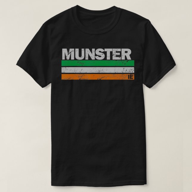 T-shirt Munster Irlande Drapeau Irish Pride (Design devant)