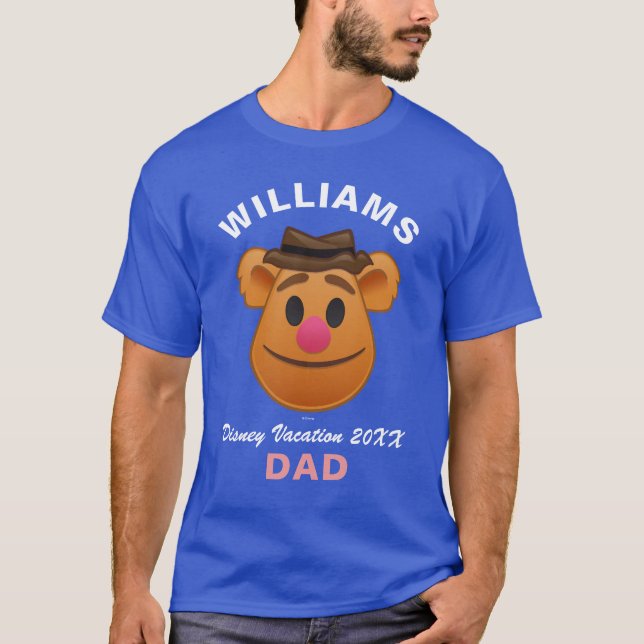 T-shirt Muppets| Fozzie Bear Emoji - Vacances en famille (Devant)