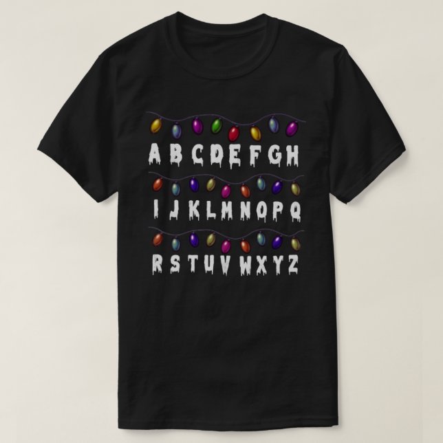 T-shirt Mur alphabet (Design devant)