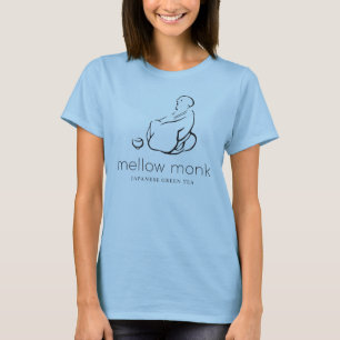T-shirt mûr de bleu de cool de moine