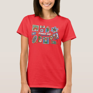 T-shirt Mur de cadres photo d'Halloween de Scooby-Doo