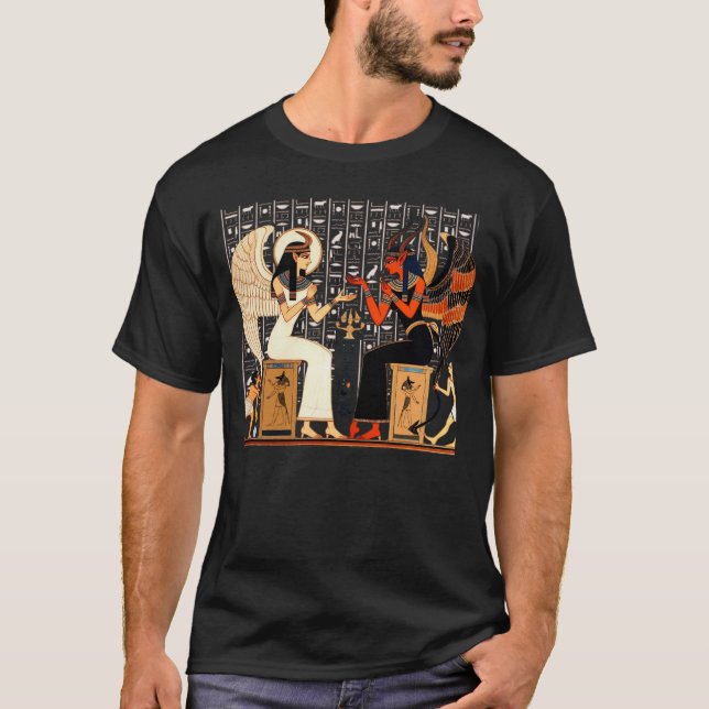 T-shirt Mural of angels and devils (Devant)