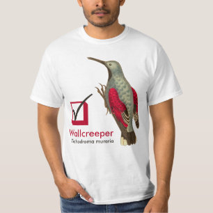 T-shirt Muraria de Tichodroma de Wallcreeper sur mon