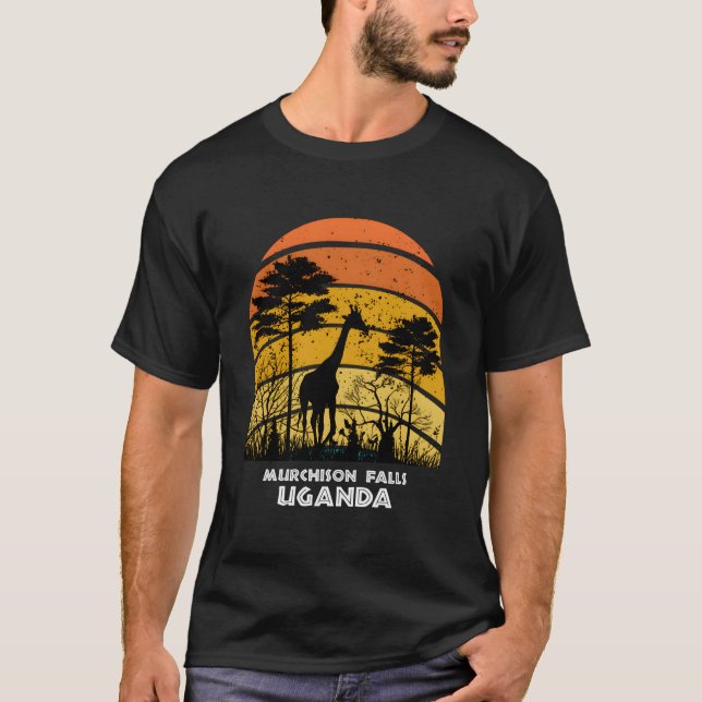 T-shirt Murchison Falls Ouganda Safari National Park Jeu R (Devant)