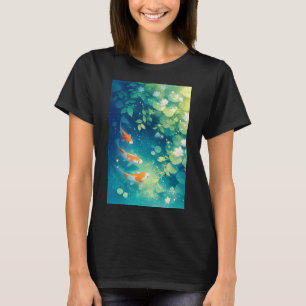 T-shirt Murmures de l'étang aux carpes koï
