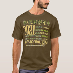 T-shirt Murph 2021 Workout Challenge American Memorial Day