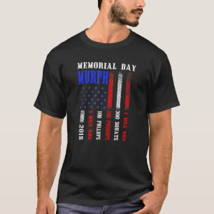 T-shirt Murph 2023 Memorial Day Workout Patriotique WOD Te