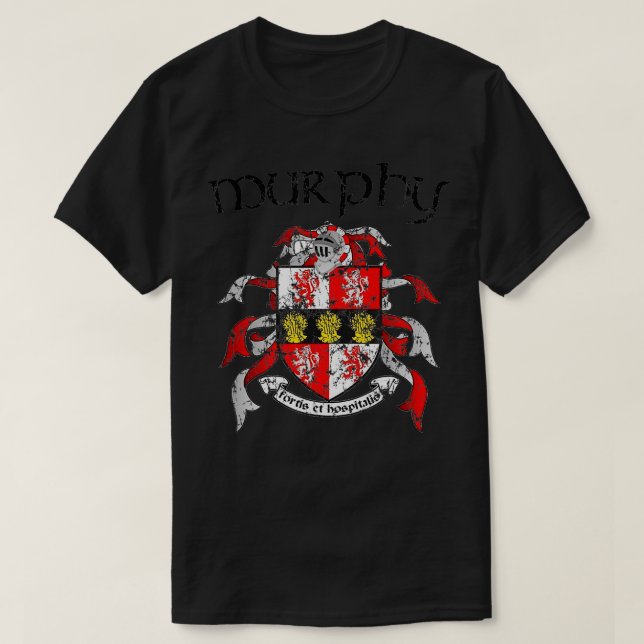 T-shirt Murphy Family Crest Armoiries Nom de famille Cadea (Design devant)