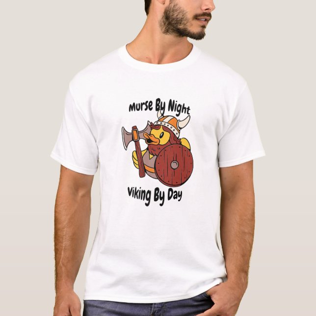 T-shirt Murse Lifesavers Homme Infirmière Meurtre Par Viki (Devant)