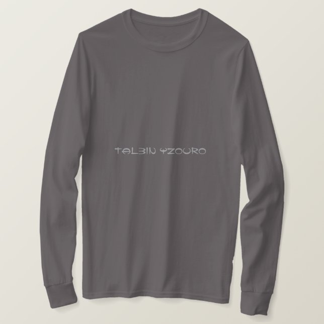 T-shirt Murugi Porte Tal3in Yzouro Basique Longues Manches (Design devant)