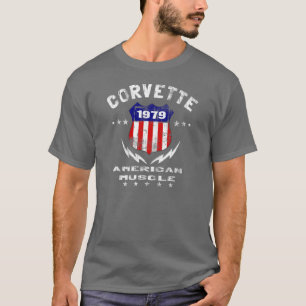 T-shirt Muscle 1979 américain de Corvette v3