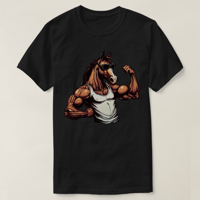 T-shirt Muscle de cheval (Design devant)